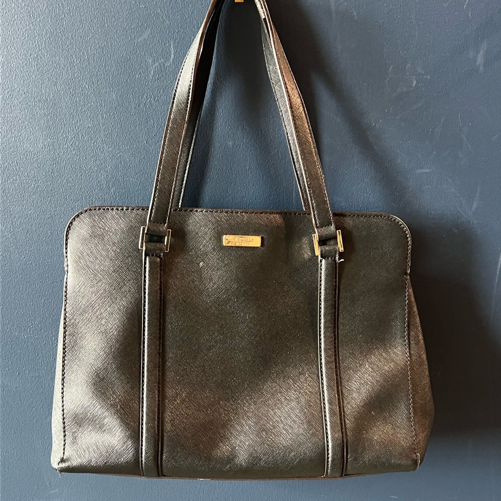 Kate Spade Black Leather Satchel